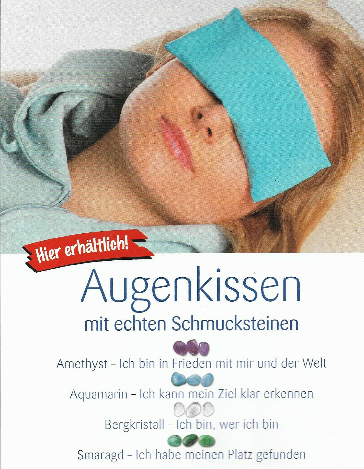 Augenkissen Aquamarin LapisVitalis ® – Bild 2