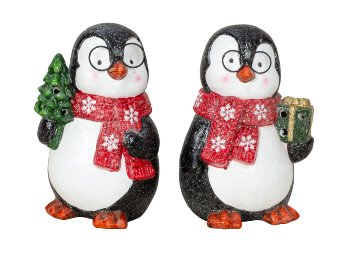 Pinguin mit Brille XXL Tannenbaum – Bild 2
