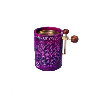 Räucherstövchen Blume des Lebens Speckstein